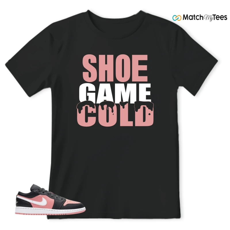 Shoe Game Cold Black matching T-shirt T-shirt