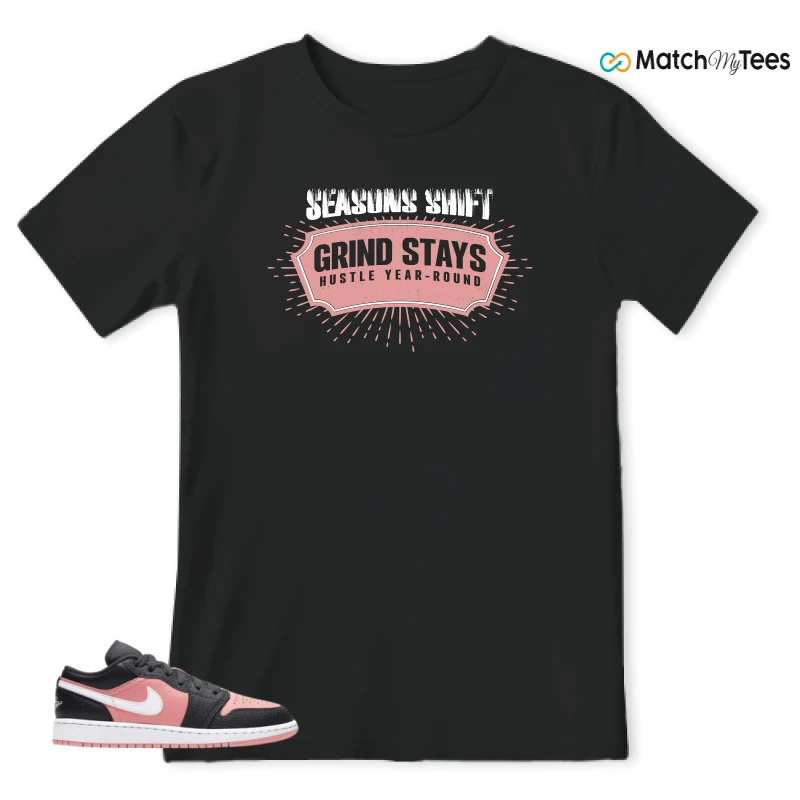 Winter & Spring Transition Black matching T-shirt T-shirt