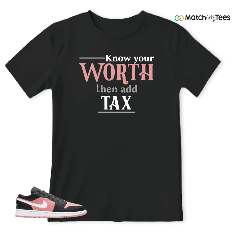 Worth Black matching T-shirt T-shirt