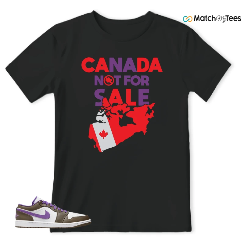 NIKE JORDAN 1 LOW PURPLE MOCHA SNEAKER Matching Tees t-shirt