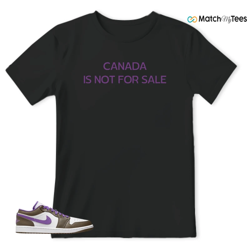 NIKE JORDAN 1 LOW PURPLE MOCHA SNEAKER Matching Tees t-shirt