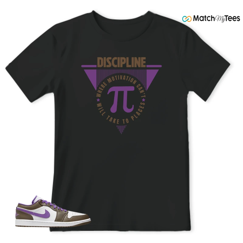 NIKE JORDAN 1 LOW PURPLE MOCHA SNEAKER Matching Tees t-shirt