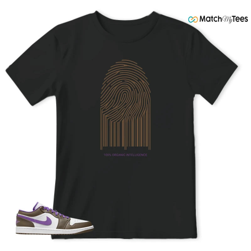Fingerprint Morphs Black matching T-shirt T-shirt