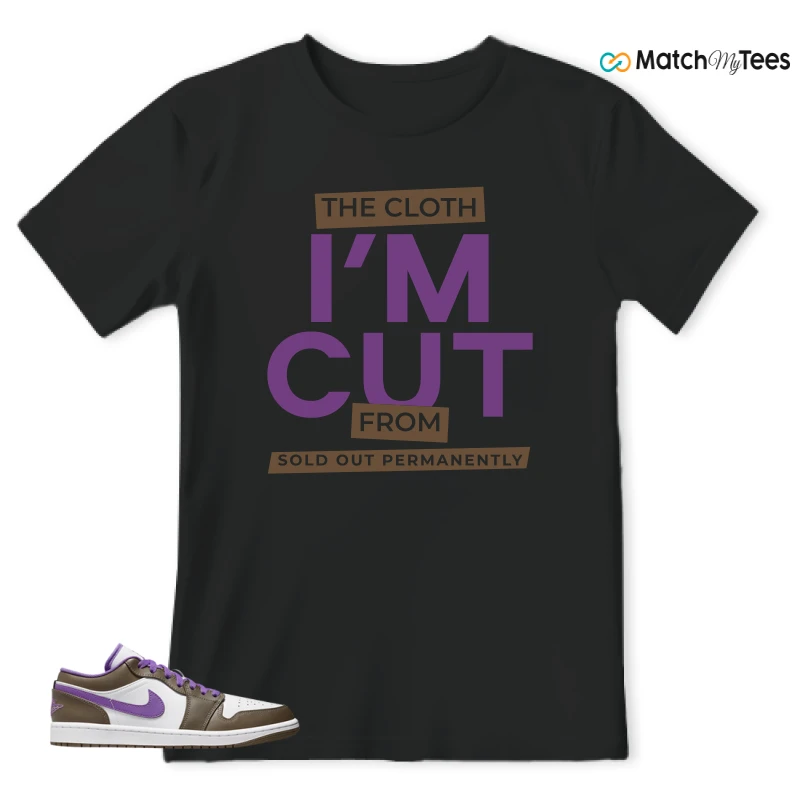 I'm Cut Black matching T-shirt T-shirt