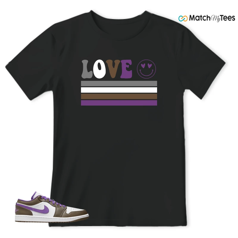 L O V E Black matching T-shirt T-shirt