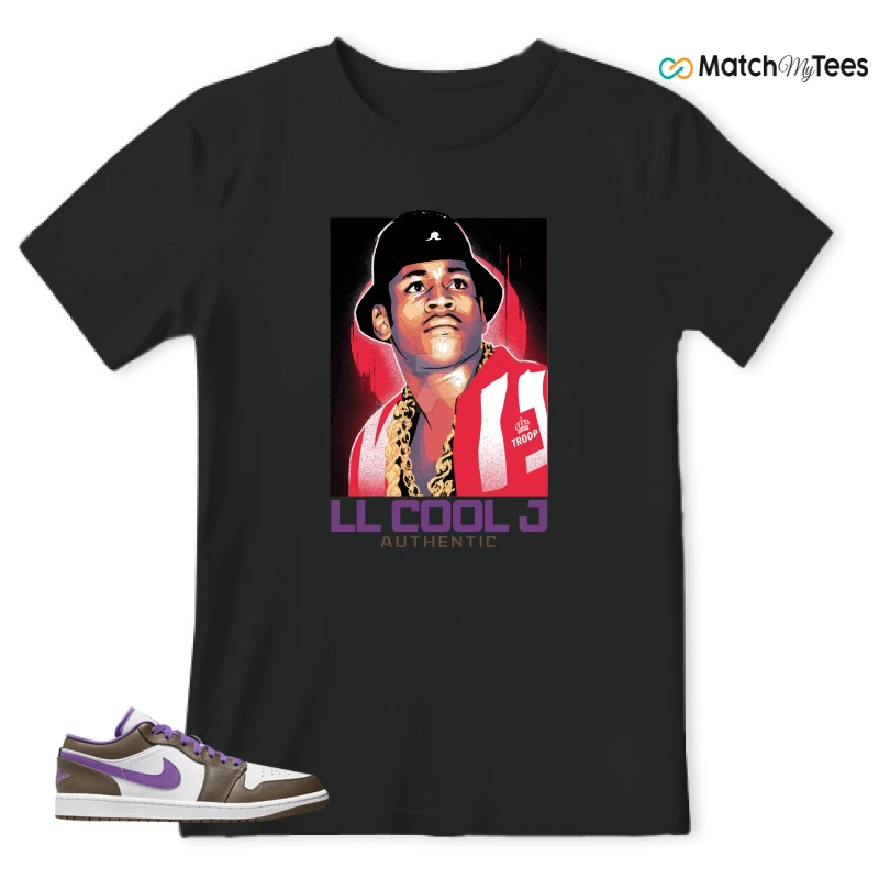 NIKE JORDAN 1 LOW PURPLE MOCHA SNEAKER Matching Tees t-shirt