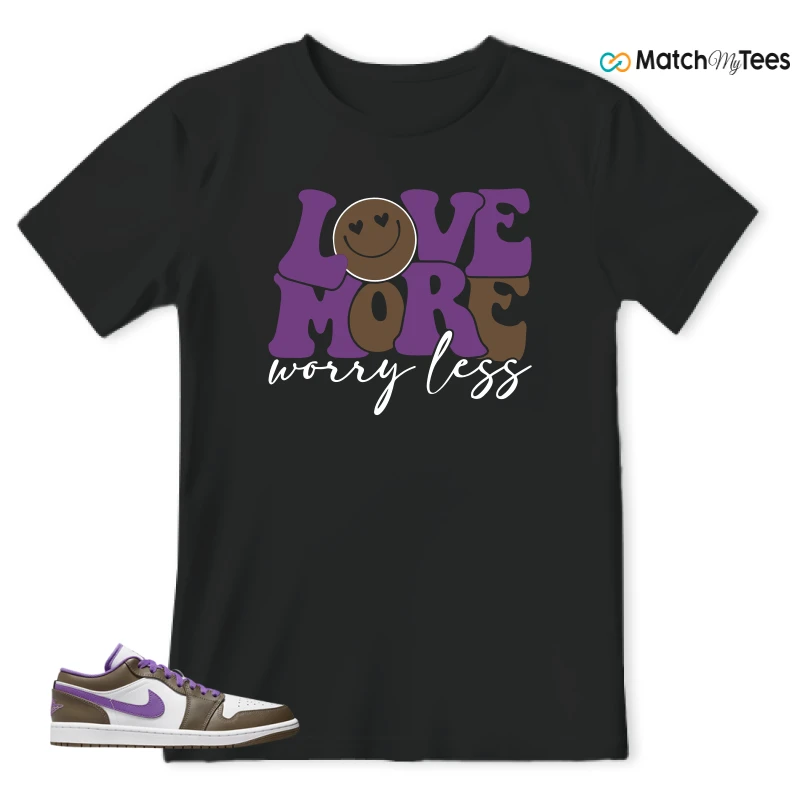 Love More Black matching T-shirt T-shirt