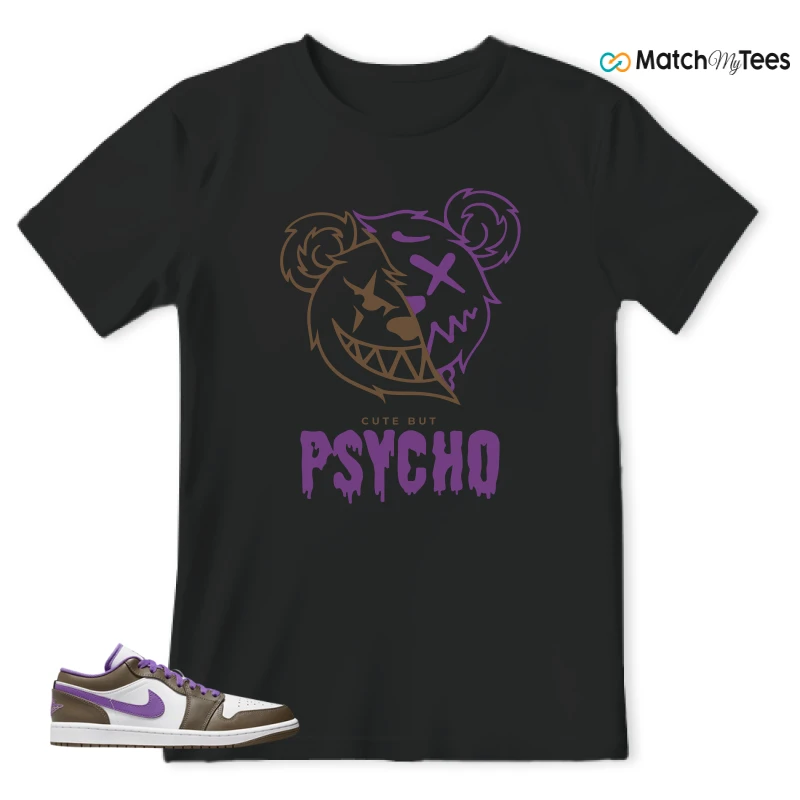 Psycho Teddy Black matching T-shirt T-shirt