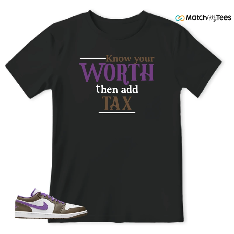 Worth Black matching T-shirt T-shirt