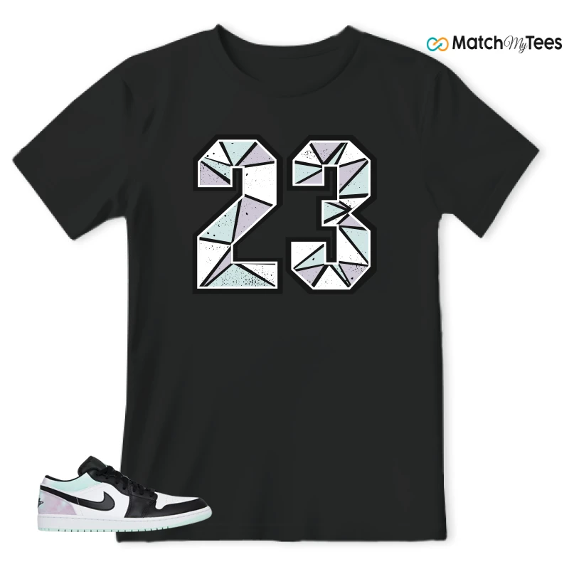 NIKE JORDAN 1 LOW TIE-DYE SNEAKER Matching Tees t-shirt