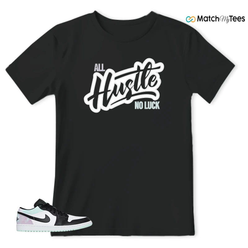 NIKE JORDAN 1 LOW TIE-DYE SNEAKER Matching Tees t-shirt