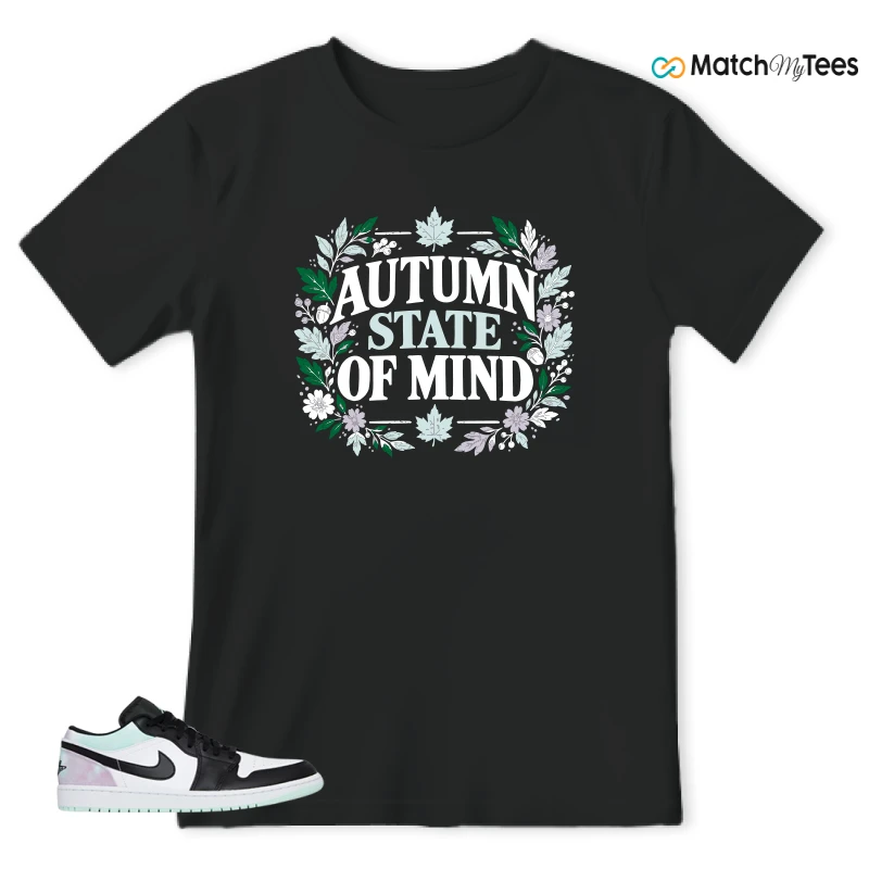 Autum State Of Mind 2 Black matching T-shirt T-shirt
