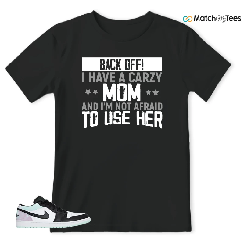 NIKE JORDAN 1 LOW TIE-DYE SNEAKER Matching Tees t-shirt