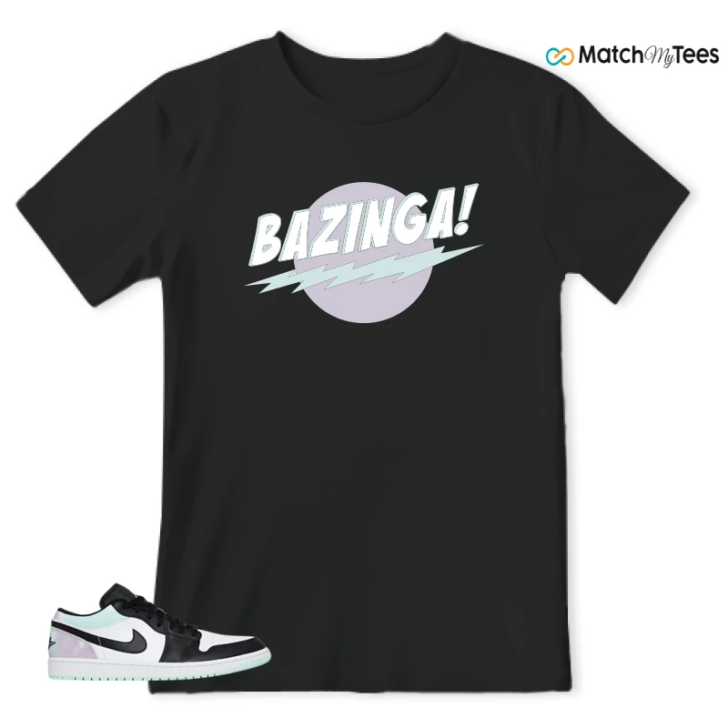 NIKE JORDAN 1 LOW TIE-DYE SNEAKER Matching Tees t-shirt