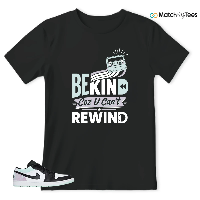 Be Kind Black matching T-shirt T-shirt
