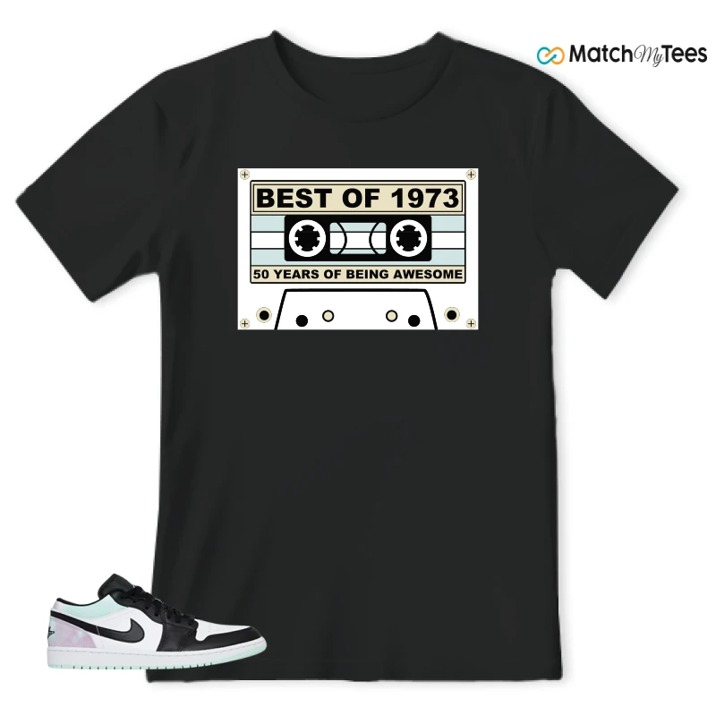 NIKE JORDAN 1 LOW TIE-DYE SNEAKER Matching Tees t-shirt