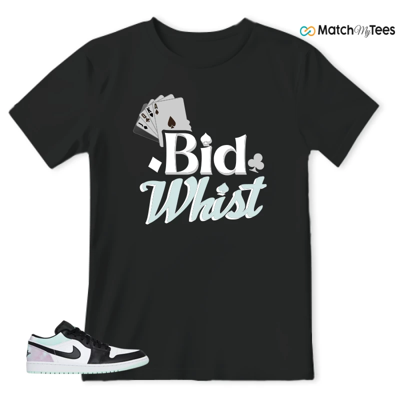 NIKE JORDAN 1 LOW TIE-DYE SNEAKER Matching Tees t-shirt