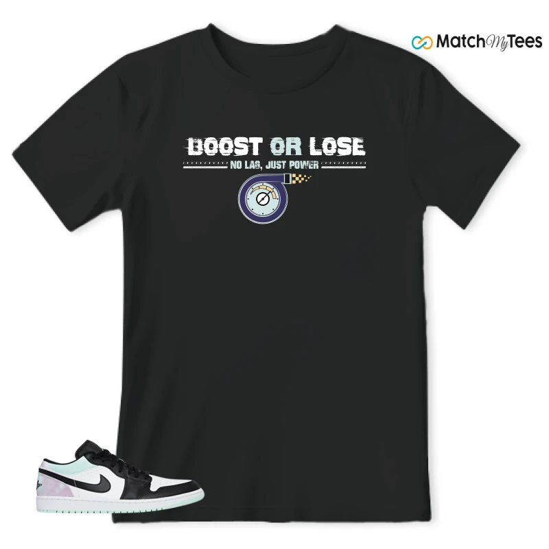 NIKE JORDAN 1 LOW TIE-DYE SNEAKER Matching Tees t-shirt