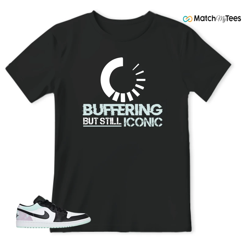 NIKE JORDAN 1 LOW TIE-DYE SNEAKER Matching Tees t-shirt