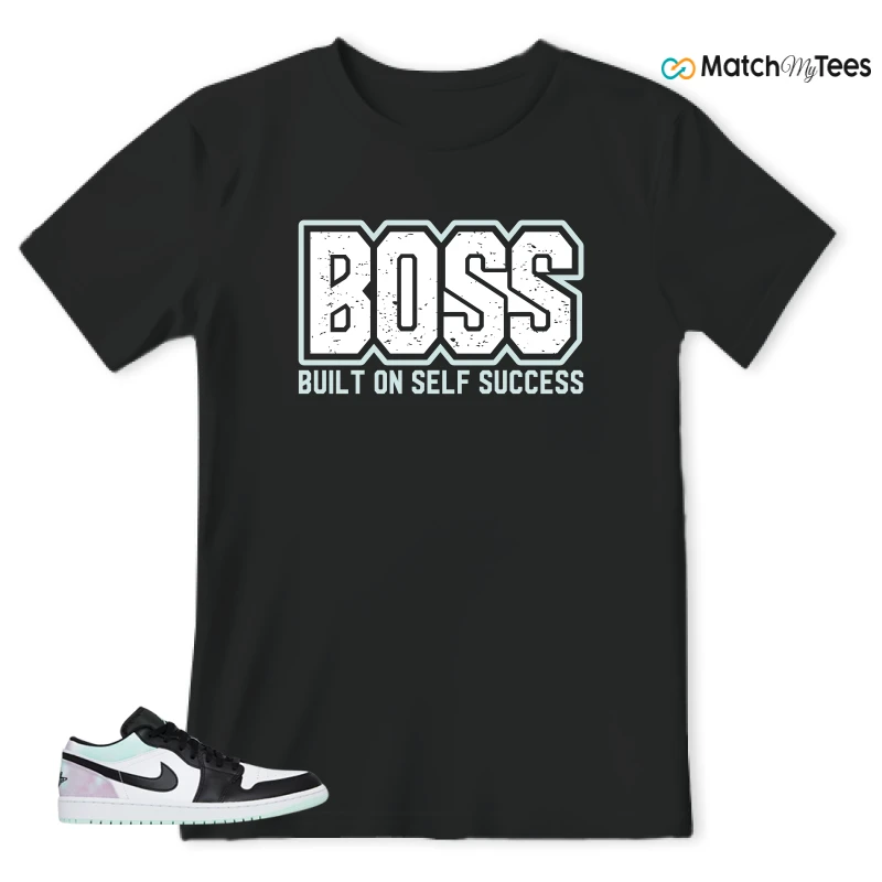 NIKE JORDAN 1 LOW TIE-DYE SNEAKER Matching Tees t-shirt