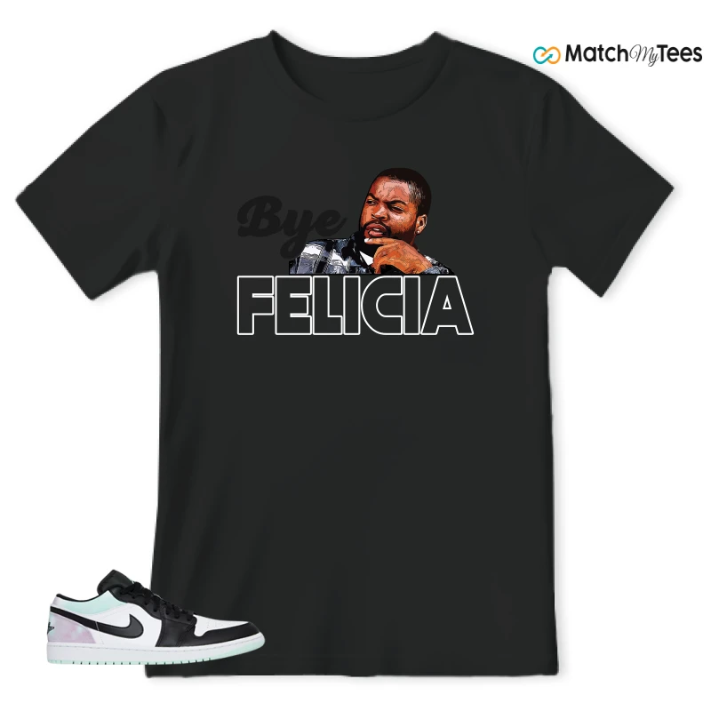 NIKE JORDAN 1 LOW TIE-DYE SNEAKER Matching Tees t-shirt