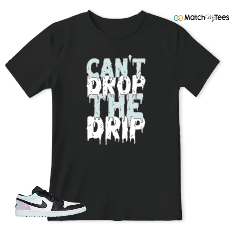 NIKE JORDAN 1 LOW TIE-DYE SNEAKER Matching Tees t-shirt