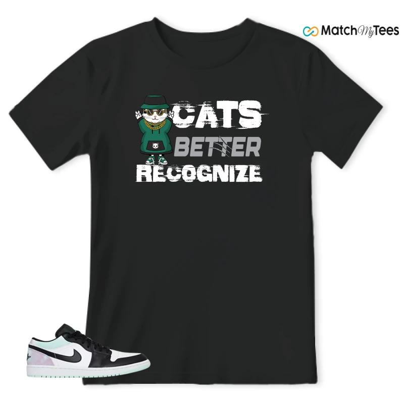 NIKE JORDAN 1 LOW TIE-DYE SNEAKER Matching Tees t-shirt