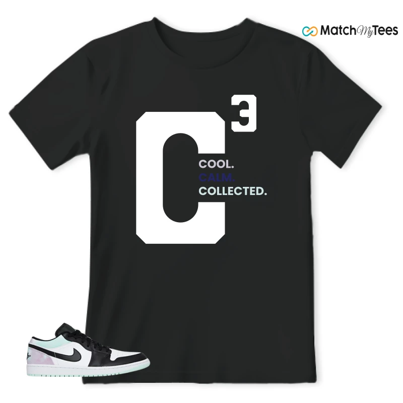 NIKE JORDAN 1 LOW TIE-DYE SNEAKER Matching Tees t-shirt