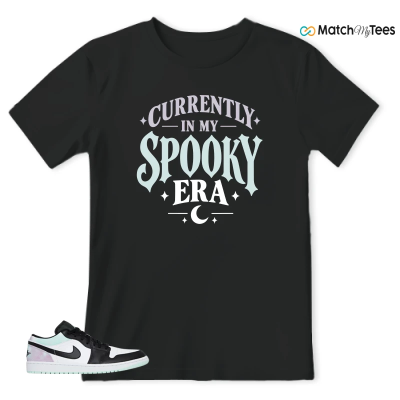 Currently in My Spooky Era Black matching T-shirt T-shirt