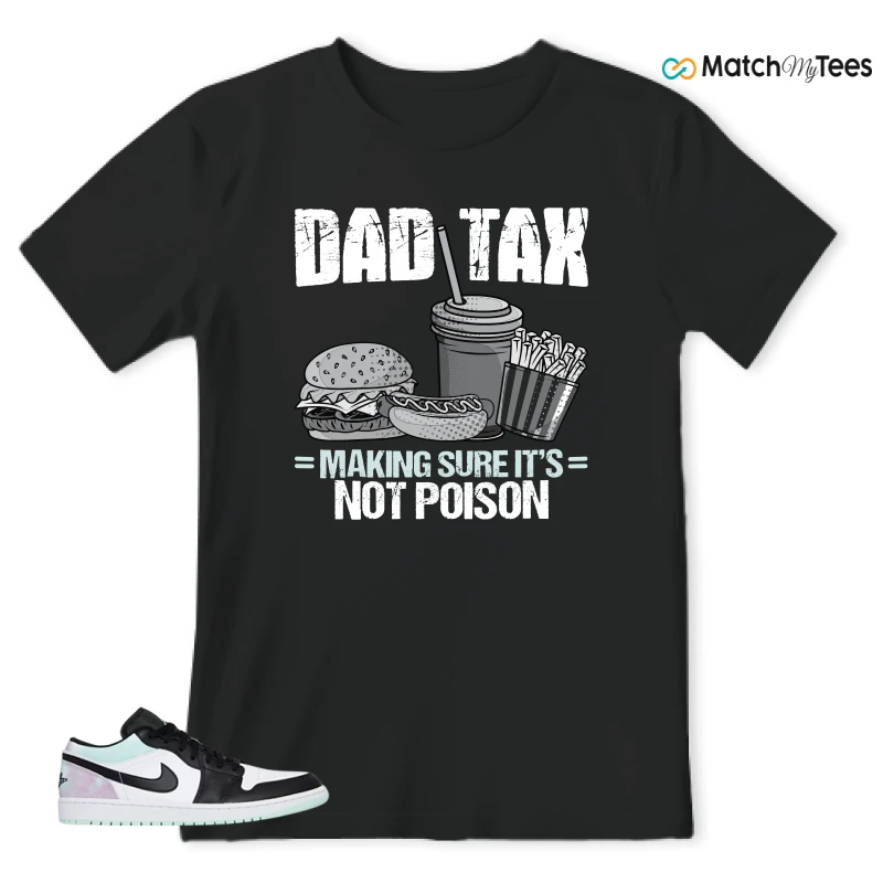 NIKE JORDAN 1 LOW TIE-DYE SNEAKER Matching Tees t-shirt
