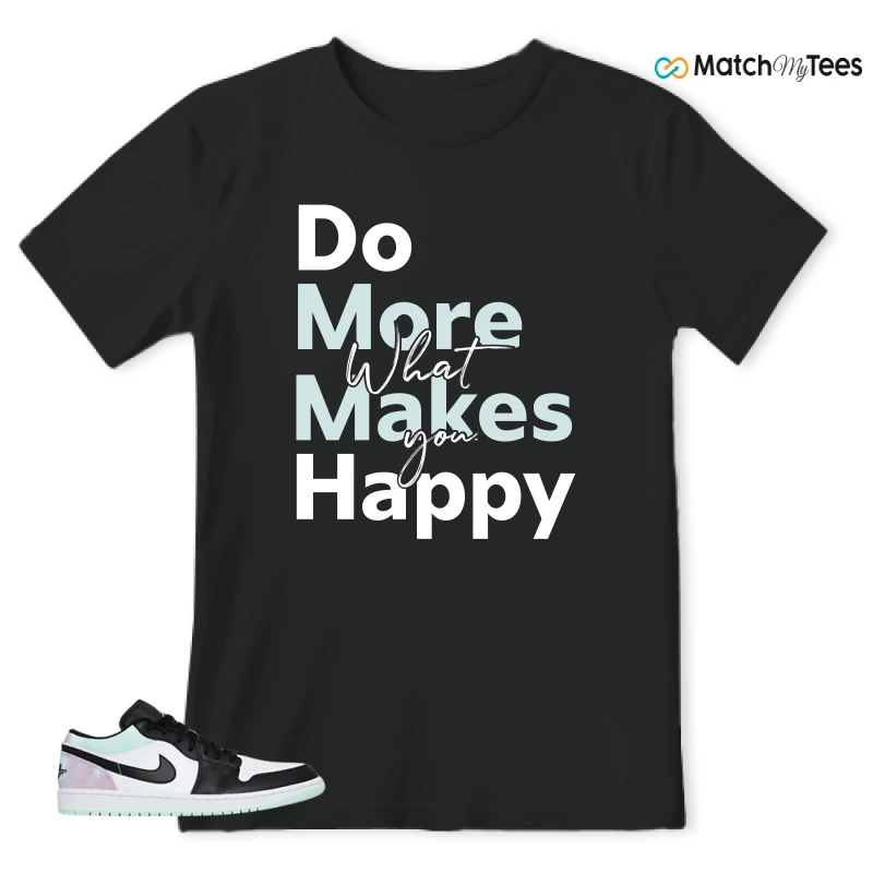 NIKE JORDAN 1 LOW TIE-DYE SNEAKER Matching Tees t-shirt