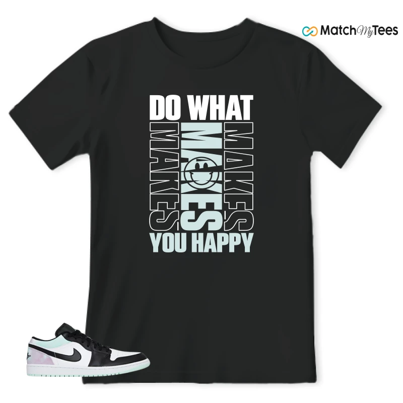NIKE JORDAN 1 LOW TIE-DYE SNEAKER Matching Tees t-shirt