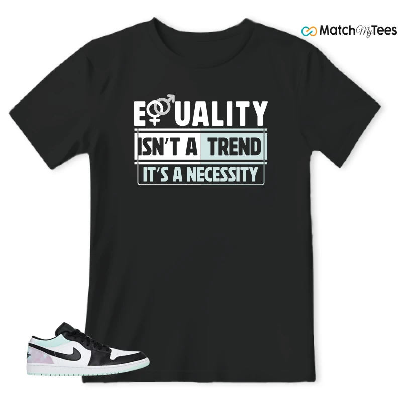 NIKE JORDAN 1 LOW TIE-DYE SNEAKER Matching Tees t-shirt