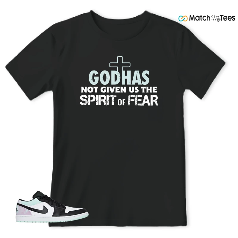 NIKE JORDAN 1 LOW TIE-DYE SNEAKER Matching Tees t-shirt