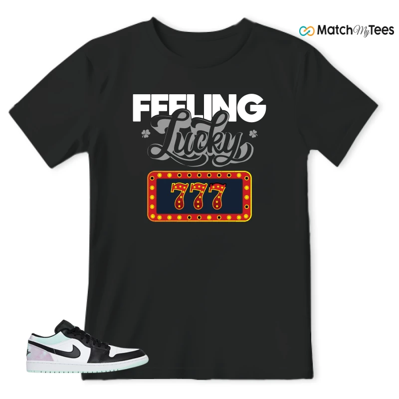 NIKE JORDAN 1 LOW TIE-DYE SNEAKER Matching Tees t-shirt