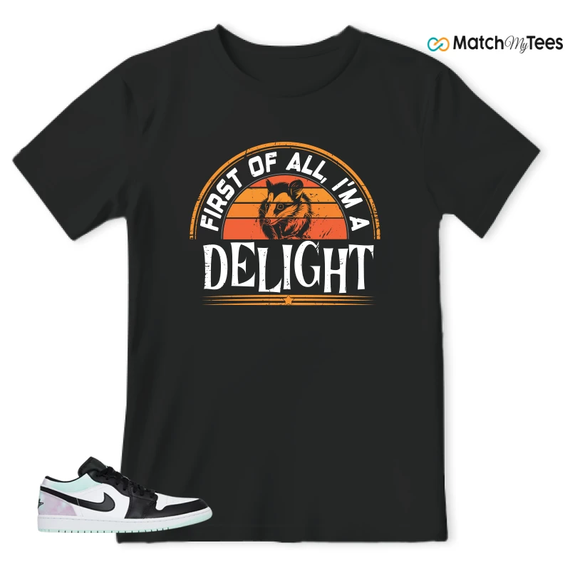 NIKE JORDAN 1 LOW TIE-DYE SNEAKER Matching Tees t-shirt