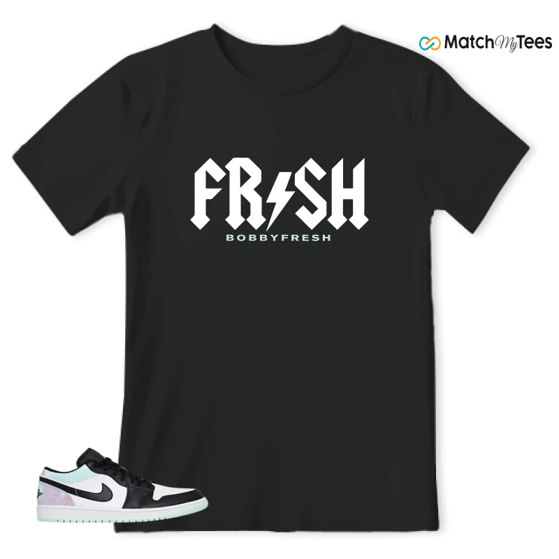NIKE JORDAN 1 LOW TIE-DYE SNEAKER Matching Tees t-shirt