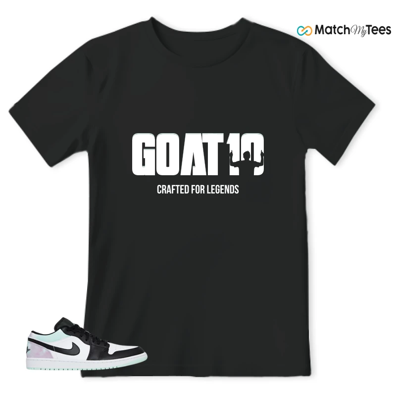 NIKE JORDAN 1 LOW TIE-DYE SNEAKER Matching Tees t-shirt