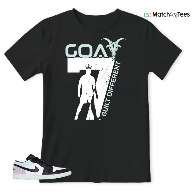NIKE JORDAN 1 LOW TIE-DYE SNEAKER Matching Tees t-shirt