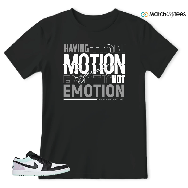 NIKE JORDAN 1 LOW TIE-DYE SNEAKER Matching Tees t-shirt