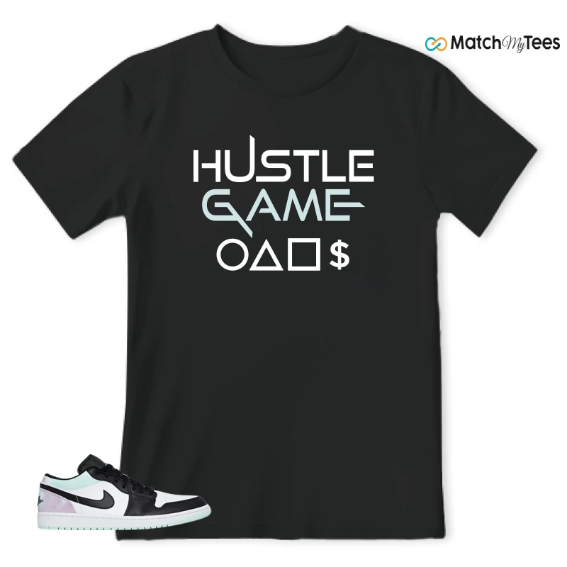 NIKE JORDAN 1 LOW TIE-DYE SNEAKER Matching Tees t-shirt