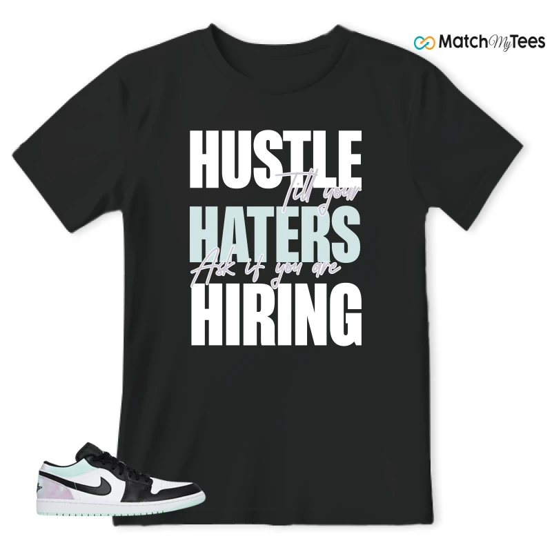 NIKE JORDAN 1 LOW TIE-DYE SNEAKER Matching Tees t-shirt