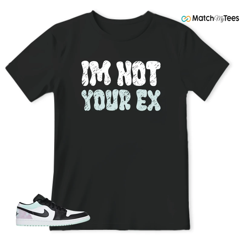 NIKE JORDAN 1 LOW TIE-DYE SNEAKER Matching Tees t-shirt