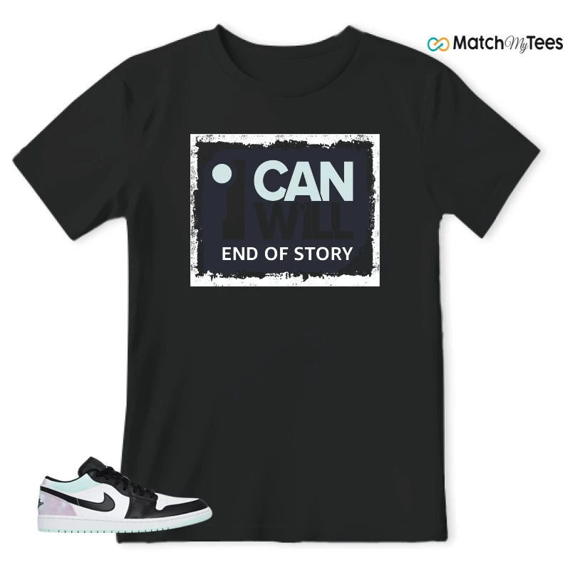 NIKE JORDAN 1 LOW TIE-DYE SNEAKER Matching Tees t-shirt