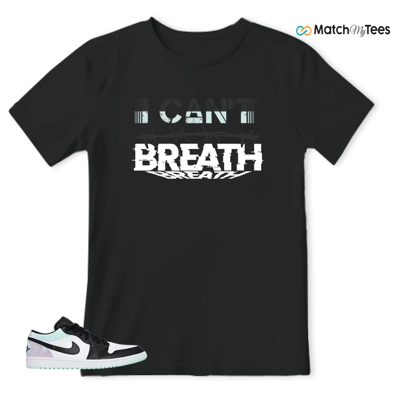 NIKE JORDAN 1 LOW TIE-DYE SNEAKER Matching Tees t-shirt