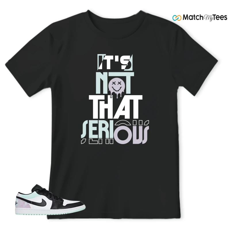 NIKE JORDAN 1 LOW TIE-DYE SNEAKER Matching Tees t-shirt