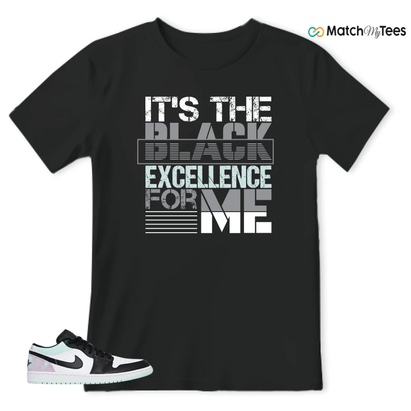 NIKE JORDAN 1 LOW TIE-DYE SNEAKER Matching Tees t-shirt