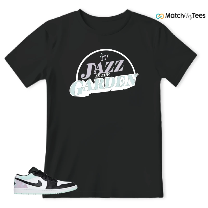 NIKE JORDAN 1 LOW TIE-DYE SNEAKER Matching Tees t-shirt