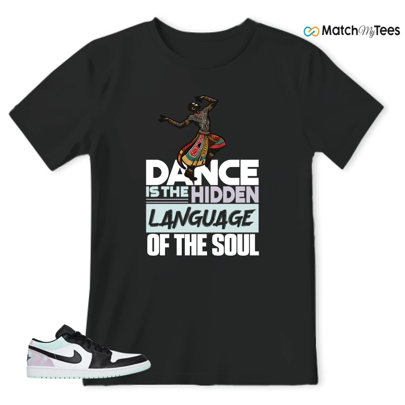 NIKE JORDAN 1 LOW TIE-DYE SNEAKER Matching Tees t-shirt