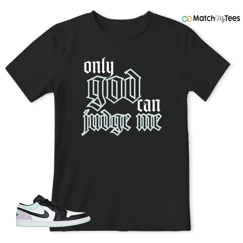 NIKE JORDAN 1 LOW TIE-DYE SNEAKER Matching Tees t-shirt